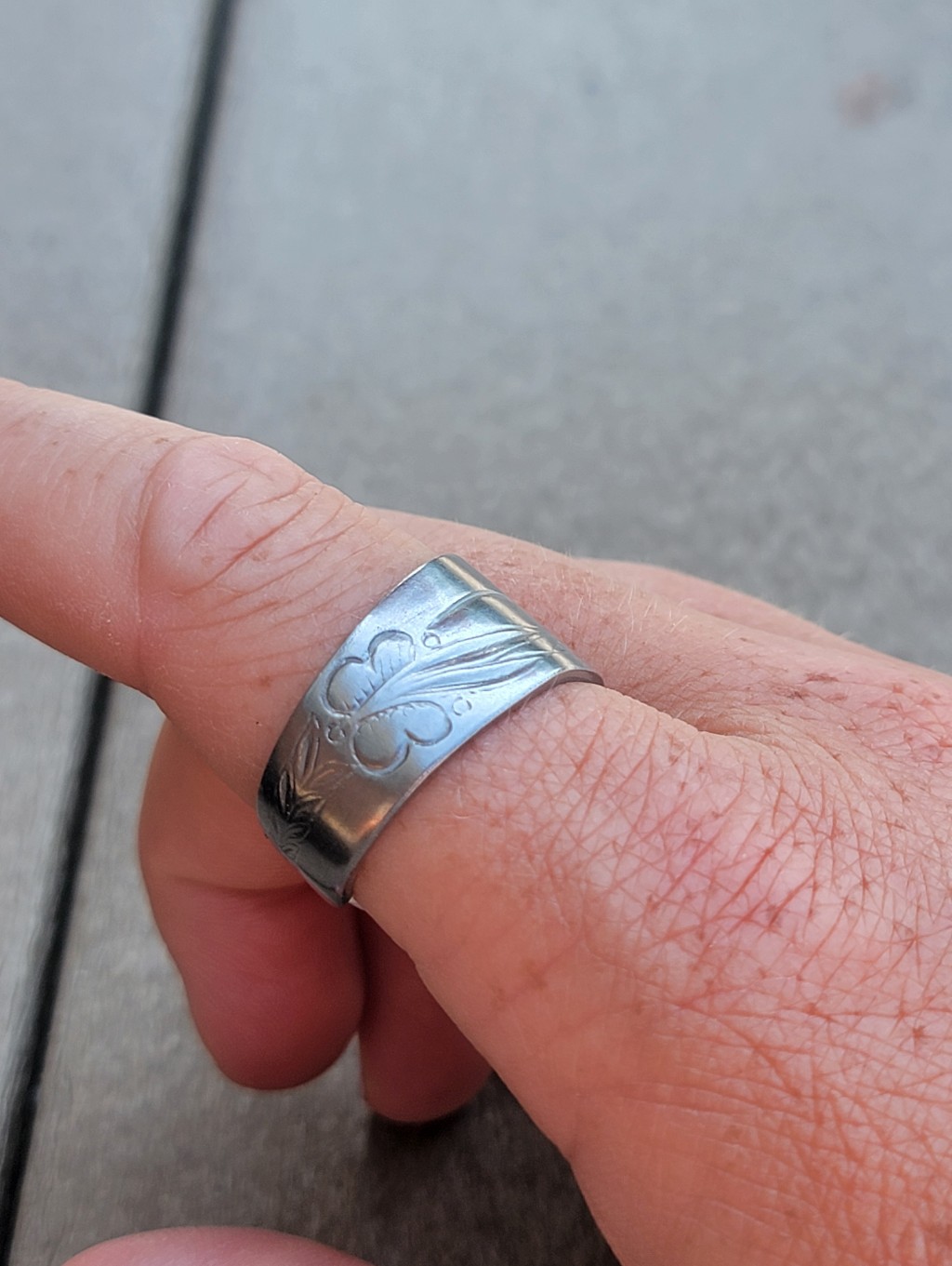 Butterfly Spoon Ring